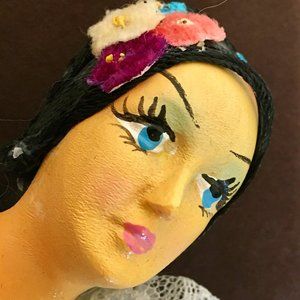 Handmade Doll Collectible Antique Victorian Woman